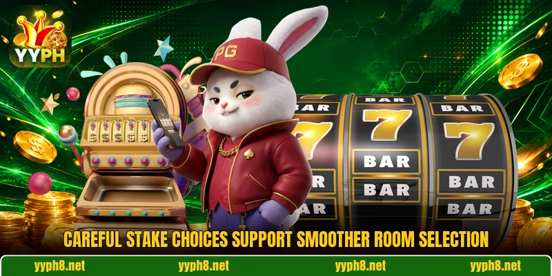 Careful stake choices support smoother room selection