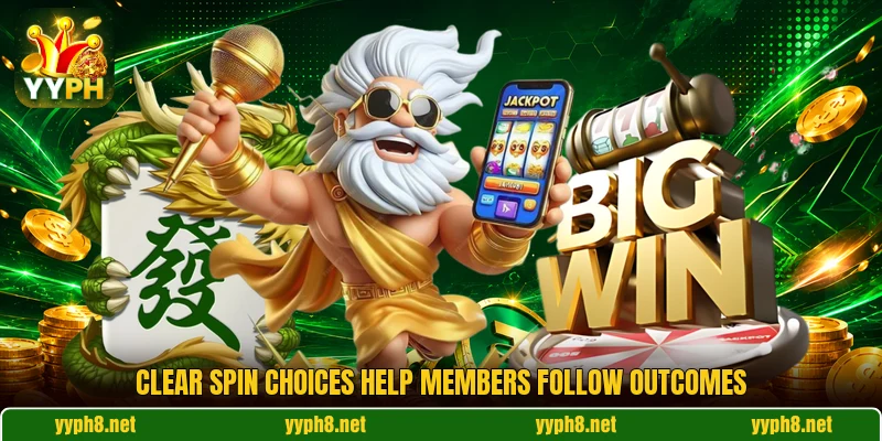 Clear spin choices help members follow outcomes