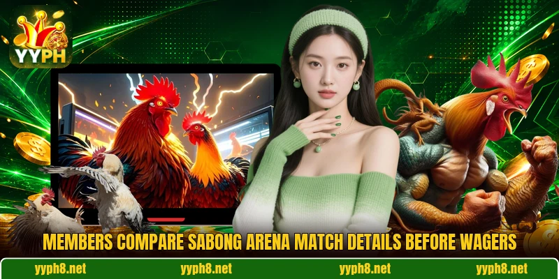 Members compare Sabong Arena Match details before wagers Members compare Sabong Arena Match details before wagers