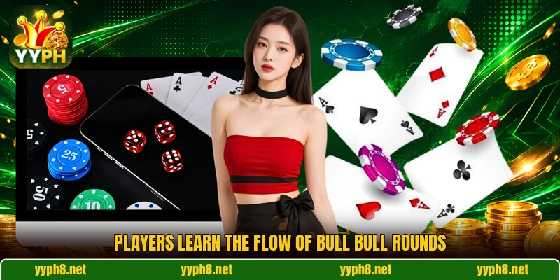 Players learn the flow of bull bull rounds Players learn the flow of bull bull rounds