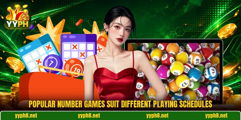 Popular number games suit different playing schedules Popular number games suit different playing schedules