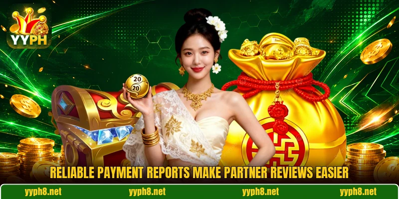 Reliable payment reports make partner reviews easier