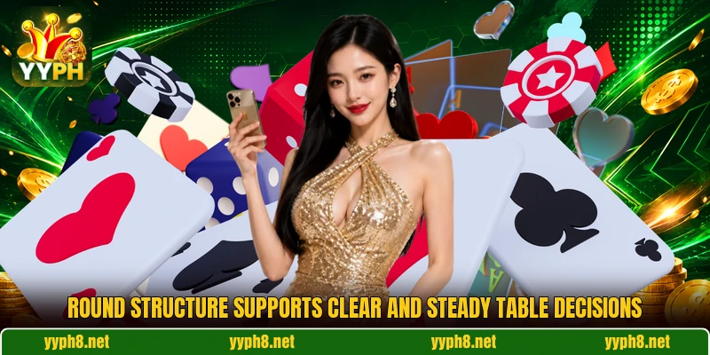 Round structure supports clear and steady table decisions
